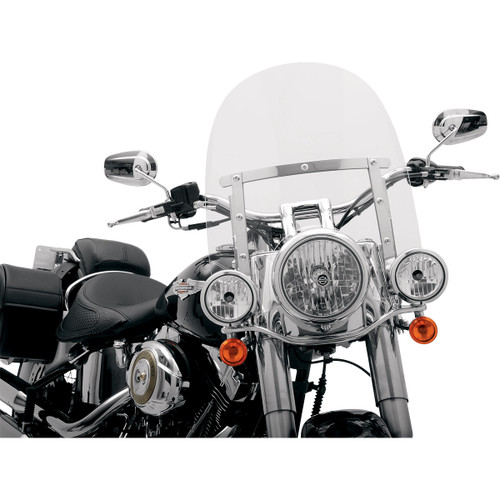 Memphis Shades #MEM4110 - Memphis Slim Windshield - 15" - Clear