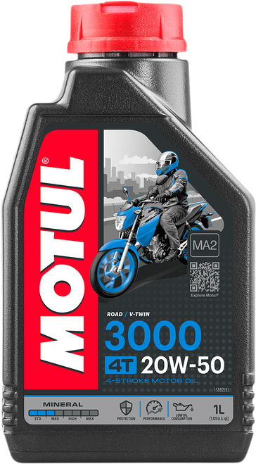 3000 Mineral 4T Engine Oil - 20W50 1 L