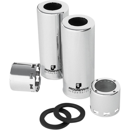 Progressive Suspension #30-5027C - Shock Cover Kit - Chrome