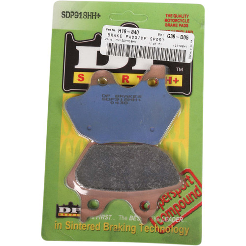 DP Brakes #SDP918HH - Sintered Metal Brake Pads - Harley-Davidson