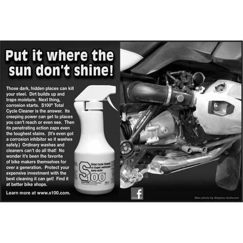 S100 #12500S - Total Cycle Cleaner - Starter Size - 500ml