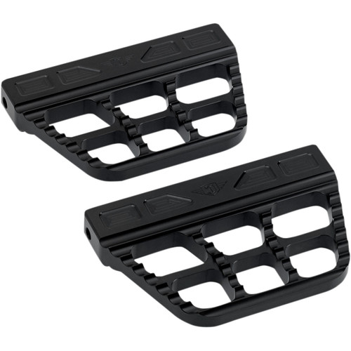Joker Machine #08-645-1B - Serrated Passenger Floorboard - Black