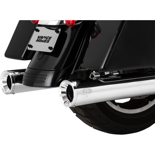 Vance & Hines #16714 - Eliminator 400 Slip-On Mufflers - Chrome