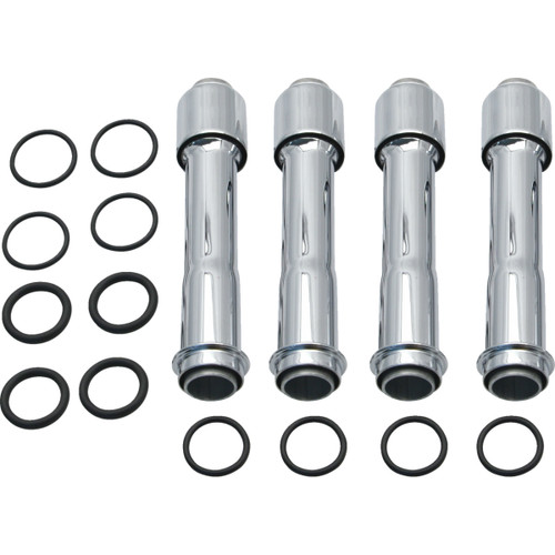 S&S Cycle #106-1340 - Pushrod Cover Kit - Chrome - Twin Cam | M8