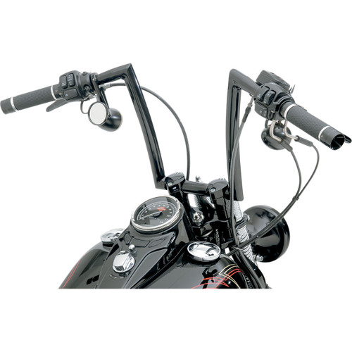 Todd's Cycle #0601-2802 - 1-1/4" Strip Handlebar - Springer - 12" Rise - Black