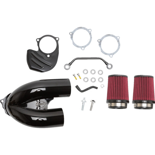 S&S Cycle #170-0567A - Tuned Induction Air Cleaner Kit - Gloss Black