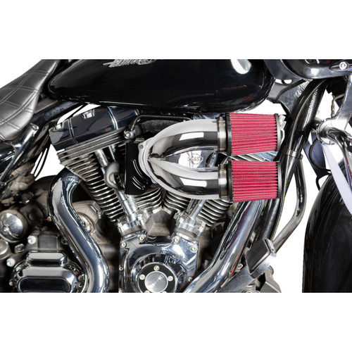 S&S Cycle #170-0636A - Tuned Induction Air Cleaner Kit - Chrome