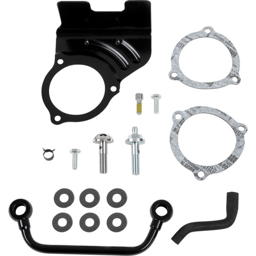 S&S Cycle #170-0637A - Tuned Induction Air Cleaner Kit - Gloss Black