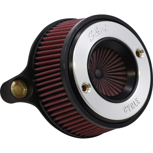 S&S Cycle #170-0714A - Air Stinger Stealth Air Cleaner Kit - Chrome Ring