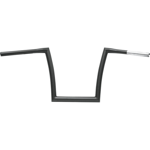 Todd's Cycle #0601-2807 - 1-1/4" Strip Handlebar - Fat Bobber - 12" Rise - Flat Black