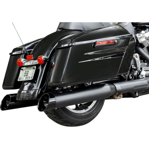 S&S Cycle #550-1010 - 4-1/2" Black MK45 Cutlass Performance Mufflers