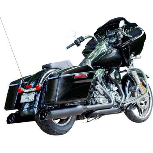 S&S Cycle #550-1016 - 4-1/2" Black MK45 Cutlass Performance Mufflers