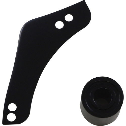 Arlen Ness #600-054 - Replacement Breather Bolt Cover Plate - Inverted/Method/Clear Tear/Sidekick - Right - Black