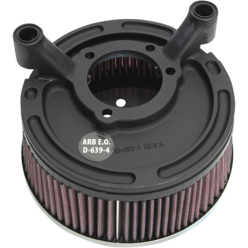 Arlen Ness #18-447 - Big Sucker Air Cleaner Kit - Black - Stage I