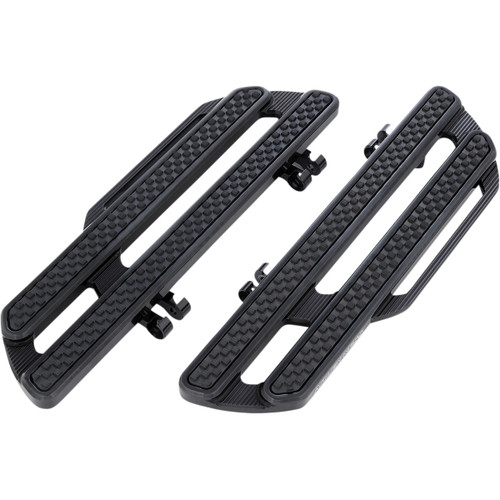 Arlen Ness #410-016 - Method Driver Floorboards - Extended - Black