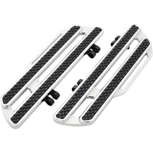 Arlen Ness #410-017 - Method Driver Floorboards - Extended - Chrome