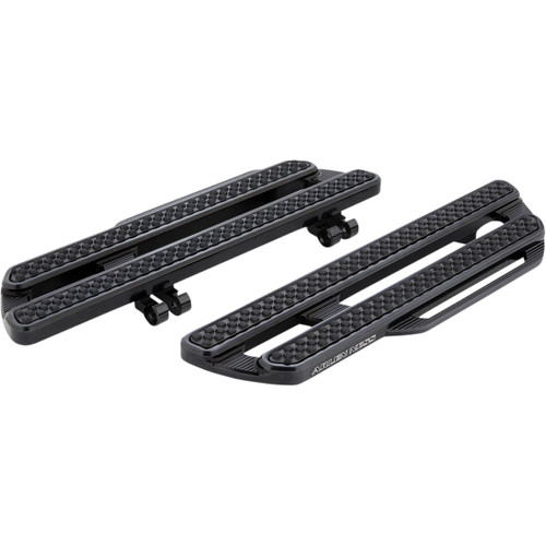 Arlen Ness #410-018 - Method Driver Floorboards - Extended - Black