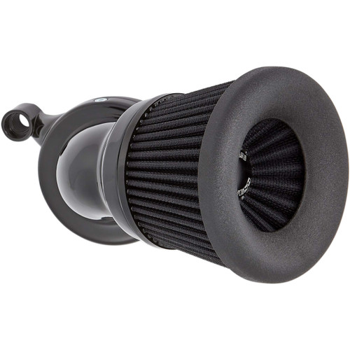 Arlen Ness #81-202 - Velocity 65° Air Cleaner Kit - Black