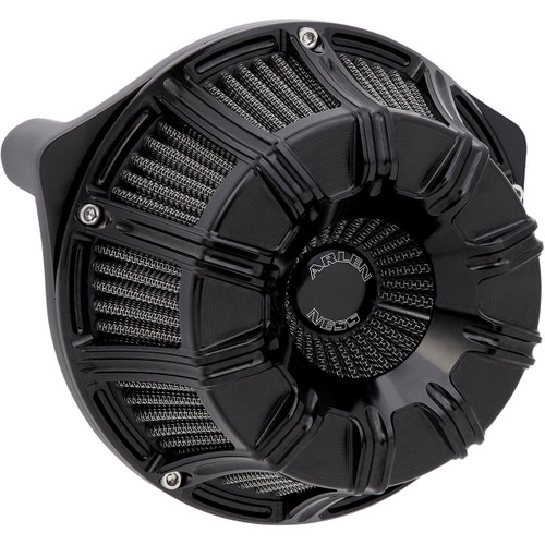 Arlen Ness #600-009 - Inverted Series Air Cleaner Kit - Black