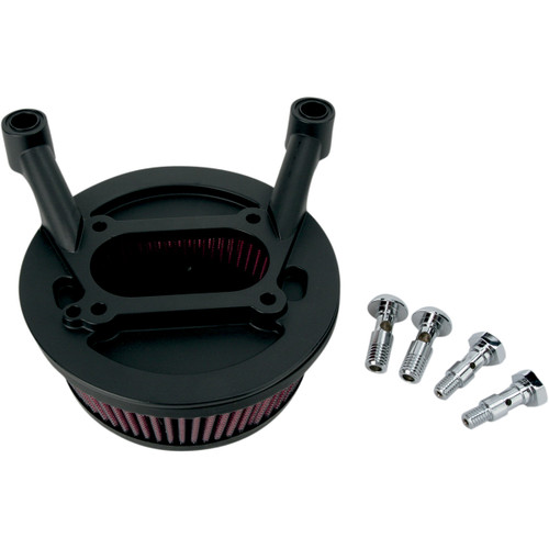 Arlen Ness #18-328 - Big Sucker™ Stage I Air Filter Kit - Wrinkle Black