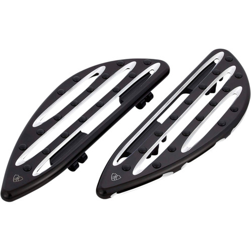 Arlen Ness #410-003 - Deep Cut Floorboards - Driver - Black