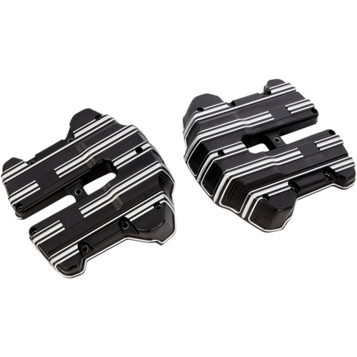 Arlen Ness #18-263 - Rocker Box Covers - 10 Gauge - Black