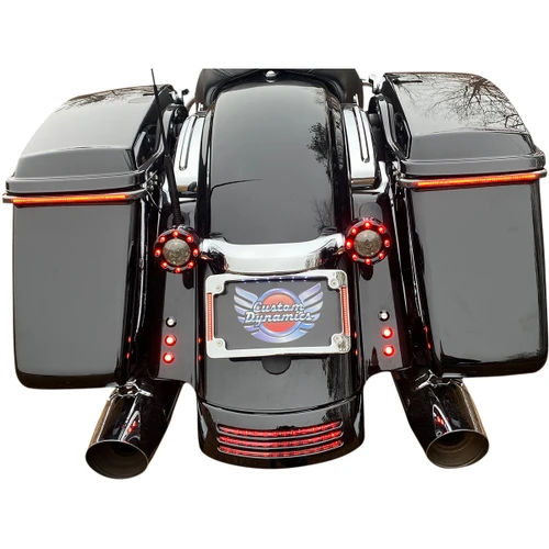 Custom Dynamics #TF05-SS6-C - Radius License Plate Frame - Chrome