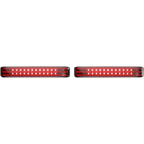 Custom Dynamics #PB-SBSEQ-BCM4CS - Saddlebag LED Lights - Sequential - Chrome/Smoke