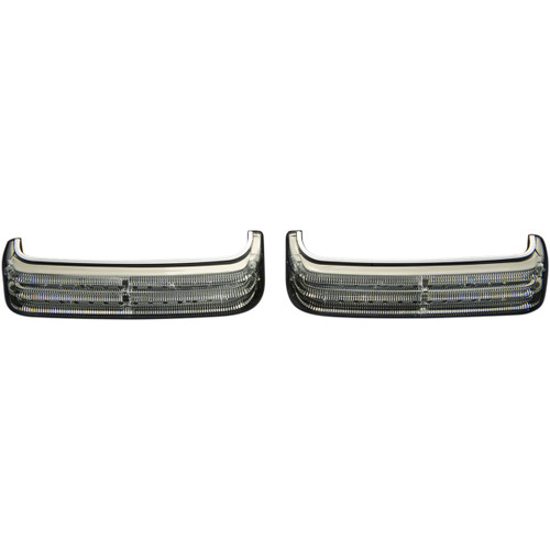 Custom Dynamics #PB-SBSEQ-BCM4CS - Saddlebag LED Lights - Sequential - Chrome/Smoke