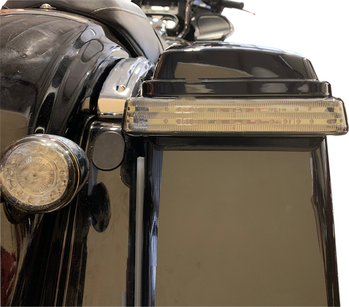 Custom Dynamics #PB-SBSEQ-HD-CS - Saddlebag LED Lights - Sequential - Chrome/Smoke