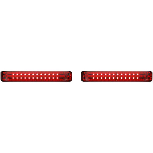 Custom Dynamics #PB-SBSEQ-HD-CR - Saddlebag LED Lights - Sequential - Chrome/Red