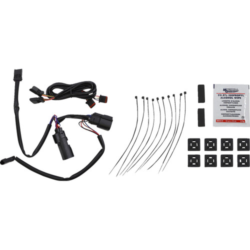 Custom Dynamics #CD-SBL-DC4-RC - Latch Light - Saddlebag - Dual Color - Red - Chrome