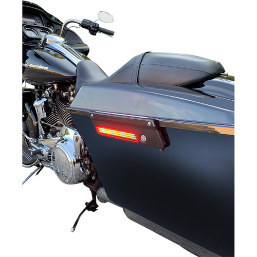 Custom Dynamics #CD-LATCH-DC4-R - Saddlebag Light - Red Lens