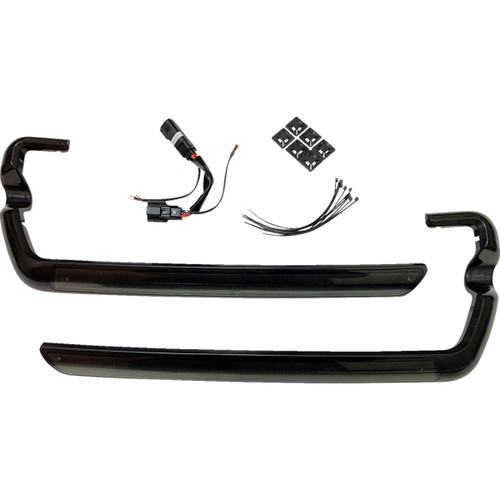 Custom Dynamics #CD-SB-SIDE-SB - LED Saddlebag Light - Smoke - Black