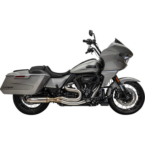 Bassani Xhaust #1F98SS - 2-into-1 Mid-Length Super Bike Exhaust System - Stainless Steel
