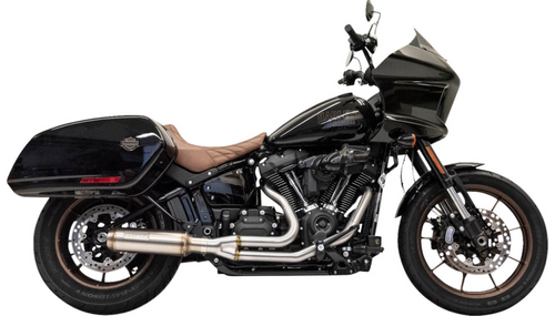 Bassani Xhaust #1S78SS - Road Rage Stainless 2-into-1 Exhaust System - Super Bike Muffler