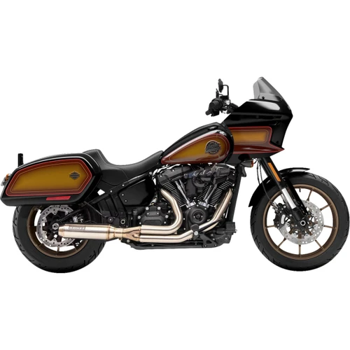Bassani Xhaust #1S78SS - 2-into-1 Stainless Exhaust System with 4" Super Bike Muffler