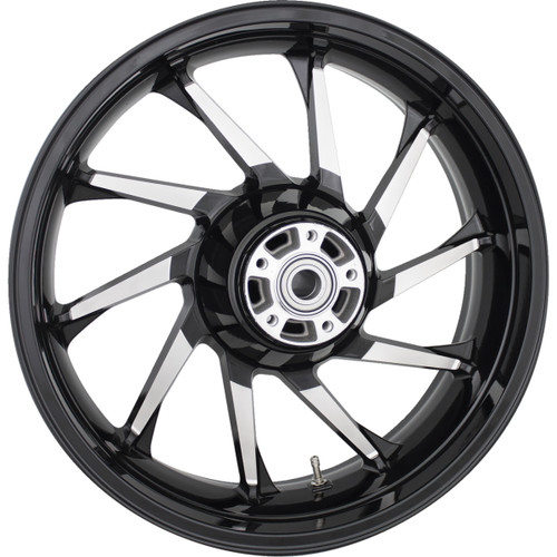 Coastal Moto #3D-HUR185BC - Wheel - Hurricane 3D - Rear - Single Disc/without ABS - Black - 18x5.5 - '09+ FL