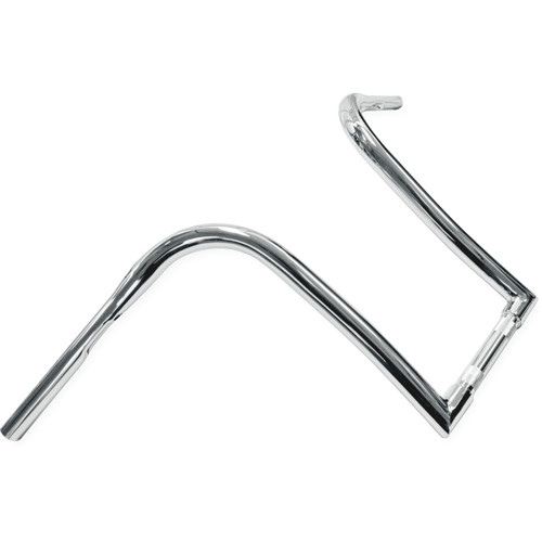 LA Choppers #LA-7341-14 - Nice Curves Ape Hanger Handlebar - 1-1/4" Diameter - 14" Rise - Chrome