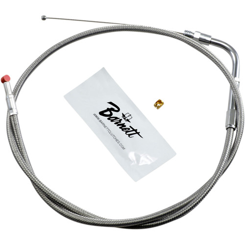 Barnett #1023030014 - Stainless Steel Throttle Cable - Dyna/FXR/Softail