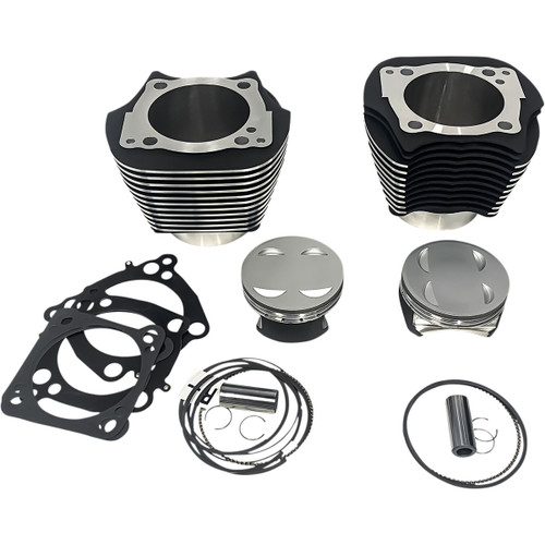 Revolution Performance, LLC #RP201-616W - Cylinder Kit - 143" - Black with Highlighted Fins - 114"/117" M8