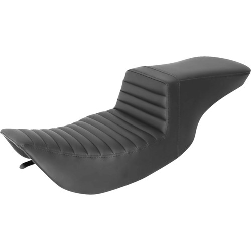 Saddlemen #897-06-191 - Tour Step-Up Seat - Front Tuck-n-Roll - Black - FL '97-'07