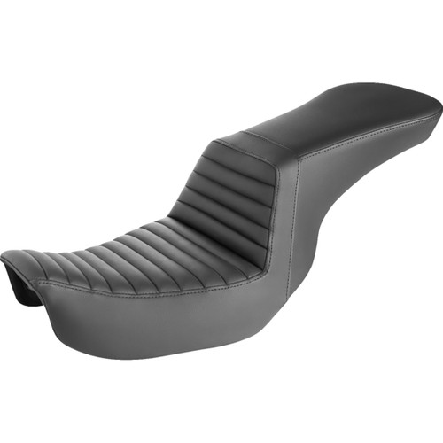 Saddlemen #806-04-191 - Step-Up Seat - Front Tuck-n-Roll - Black - Dyna
