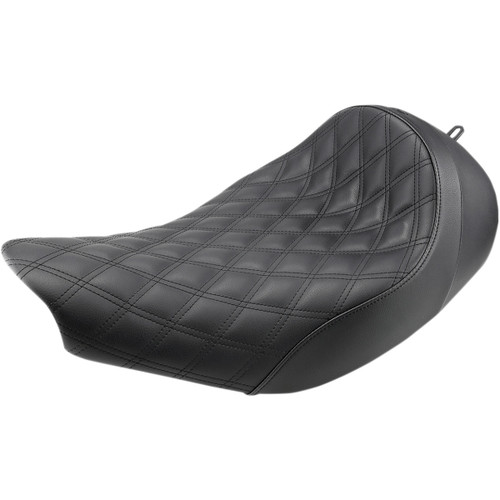 Saddlemen #I14-07-002LS - Renegade™ Solo Seat - Lattice Stitched - Black - Indian '14-'24