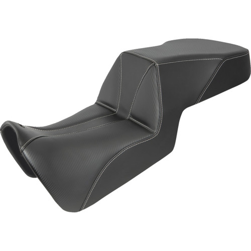 Saddlemen #821-34-201 - Pan America Adventure Tour Seat - Carbon Fiber/Whisper Black - Low