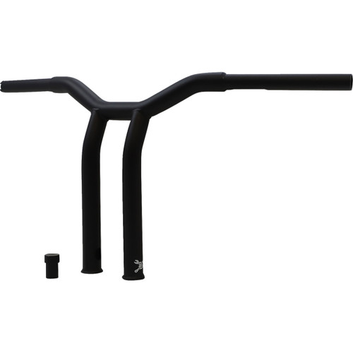 Burly Brand #B12-6052SB - Dominator Handlebar - Raked - 12" - Matte Black