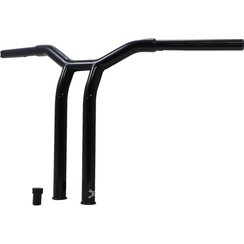 Burly Brand #B12-6053B - Dominator Handlebar - Raked - 14" - Black