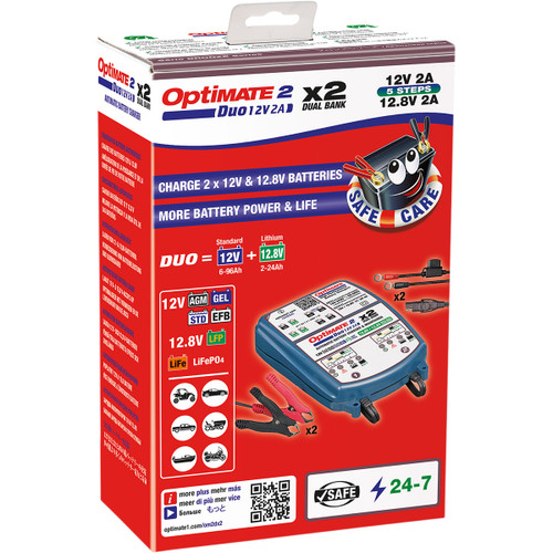 Tecmate #TM-571 - Battery Charger/Maintainer - 2-Bank