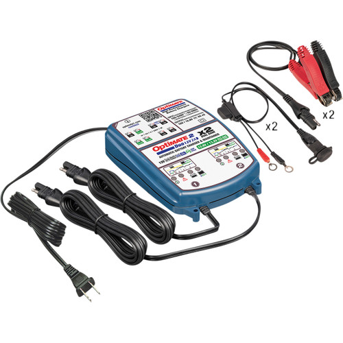 Tecmate #TM-571 - Battery Charger/Maintainer - 2-Bank