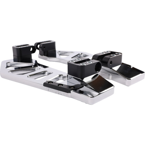 Thrashin Supply CO. #TSC-2212-3 - Apex Floorboard Tail Extension with 1/2" Lift Kit - Chrome